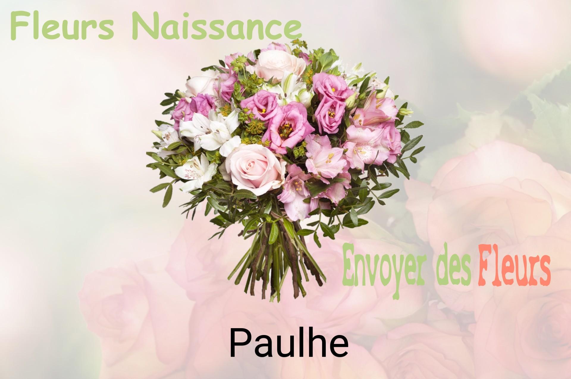 Bouquet de fleurs de naissance livré à Paulhe